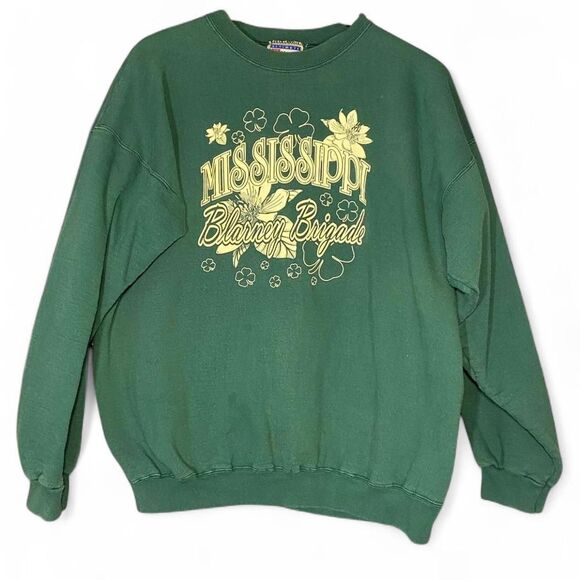 vintage 90s Mississippi Blarney Brigade crewneck sweatshirt - Picture 1 of 4